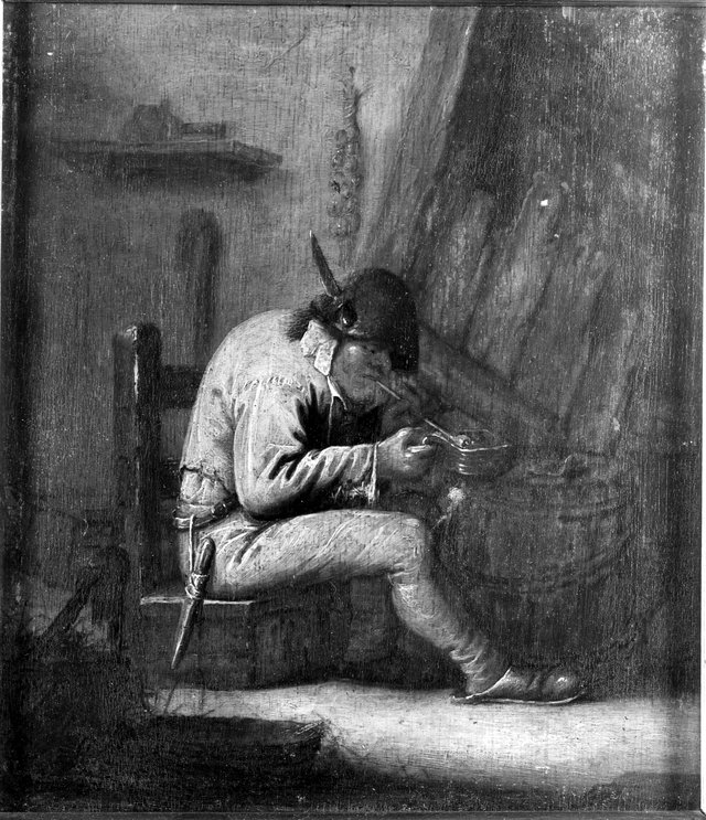 En tobaksryger by Adriaen Brouwer