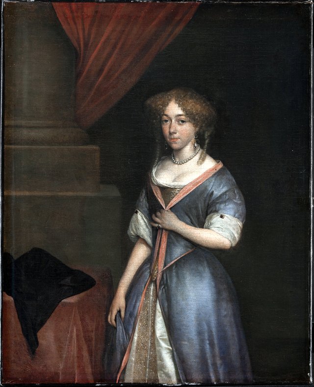 Dameportræt by Gerard ter Borch