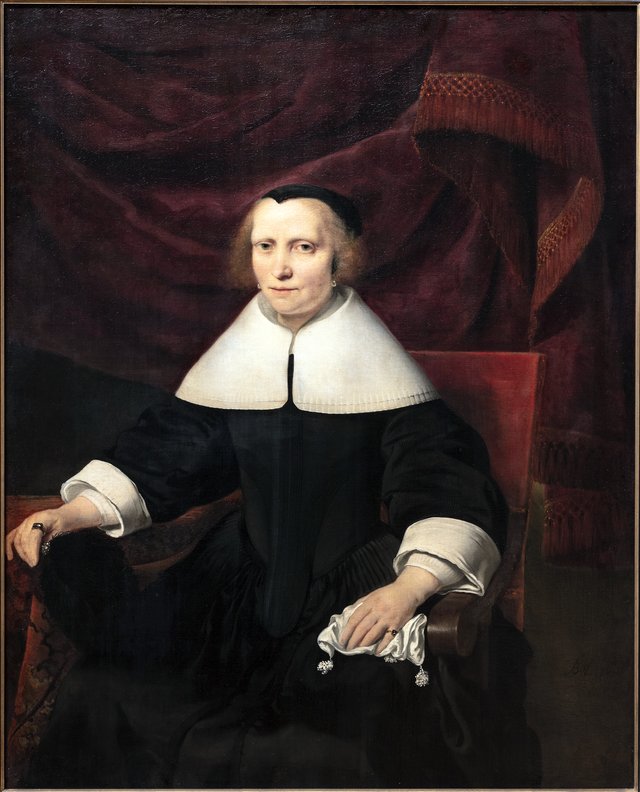 Kvindeportræt by Ferdinand Bol