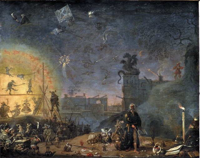 Søndagsbarnets syn by Cornelis Saftleven