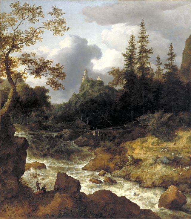 En norsk egn by Allaert van Everdingen