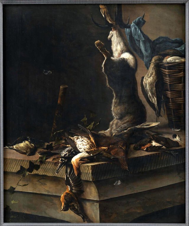 Jagtudbyttet by Salomon van Ruysdael