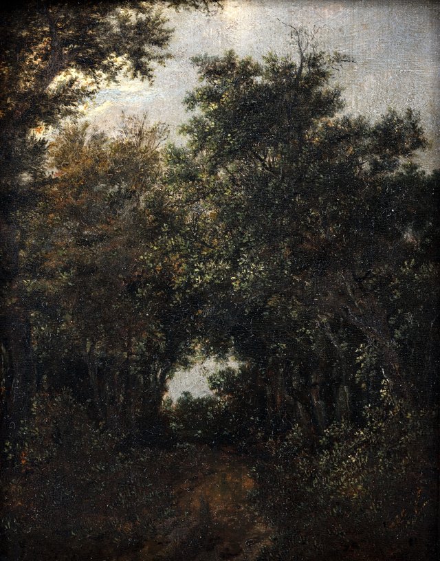Vej i en egeskov by Jacob van Ruisdael