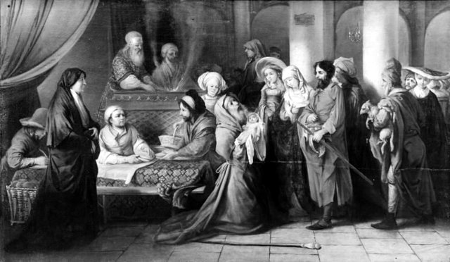 Fremstillingen i templet by Barent Fabritius