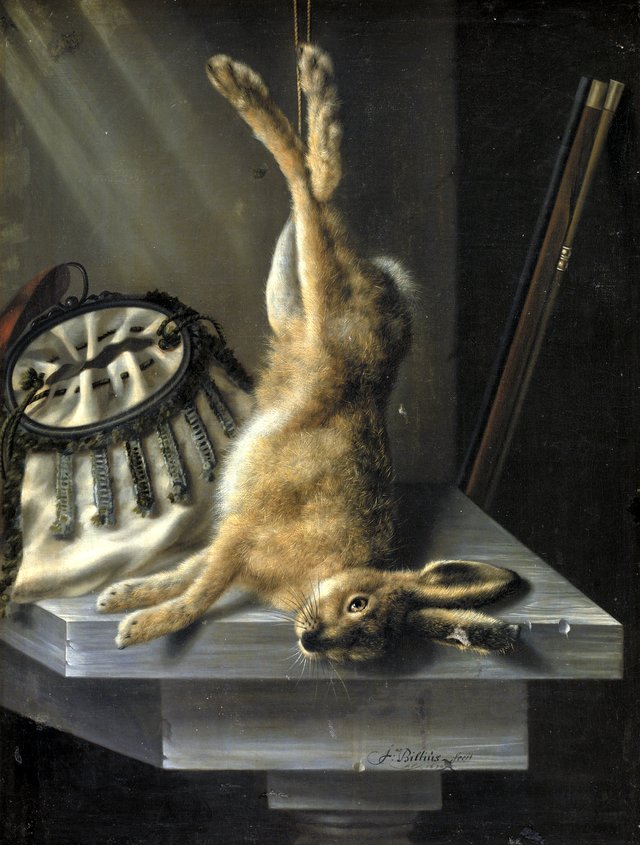 En død hare by Jacob Biltius