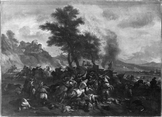 Prins Eugens slag ved Schellenberg by Jan van Huchtenburgh