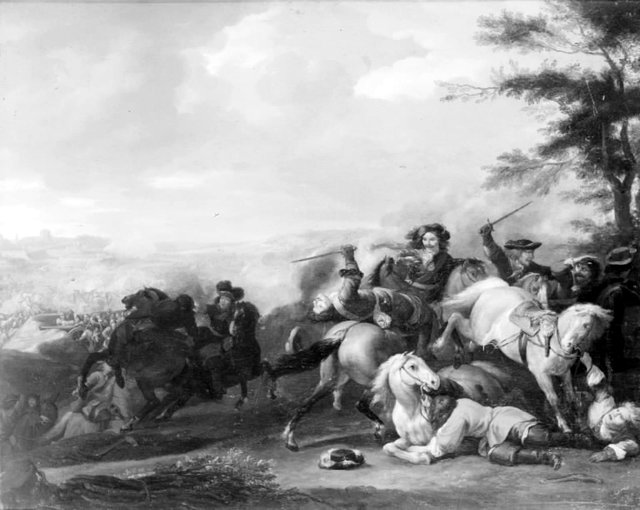 Bataillestykke by Jan van Huchtenburgh