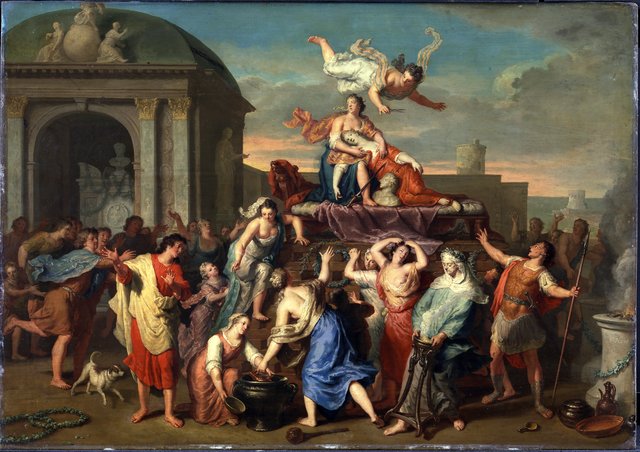 Didos død by Gerard Hoet II