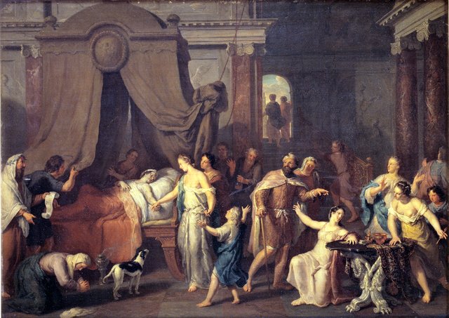 Alkestis og Admet by Gerard Hoet II