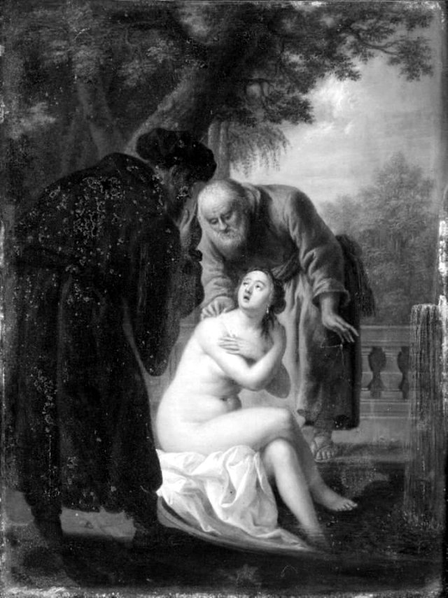 Susanne i badet by Philip van Dijk