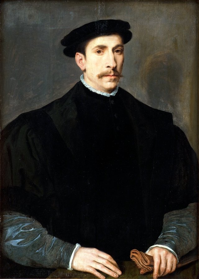 Mandsportræt by Willem Key