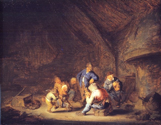 Bondestue by Adriaen van Ostade
