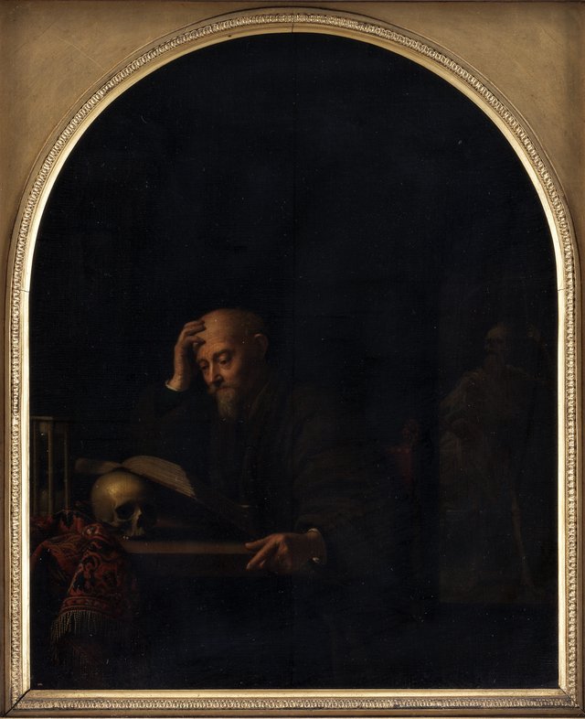 Den lærde og Døden by Toussaint Gelton