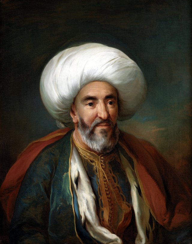 Portræt af Mahmud Agas, tripolitansk gesandt i København by Carl Gustaf Pilo