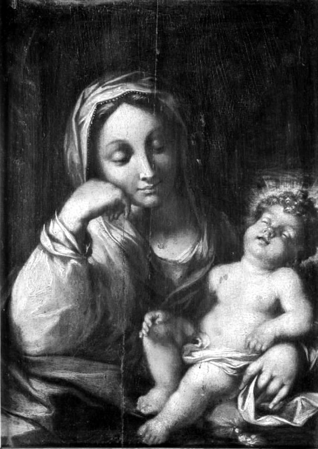 Maria med barnet by Bartolomeo Schedoni