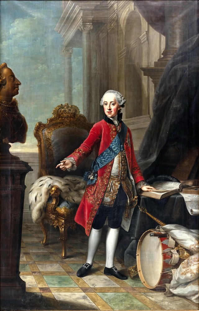 Arveprins Frederik by Johann Georg Ziesenis
