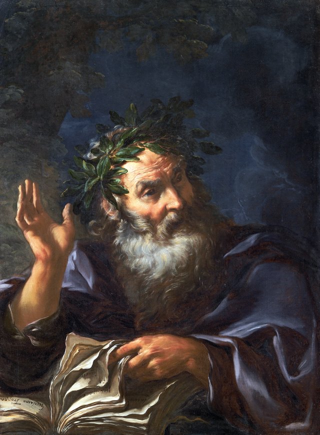 Homer by Girolamo Troppa