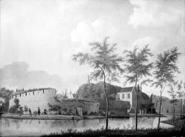 Herresædet Marquette, set fra nordøst by Jan ten Compe