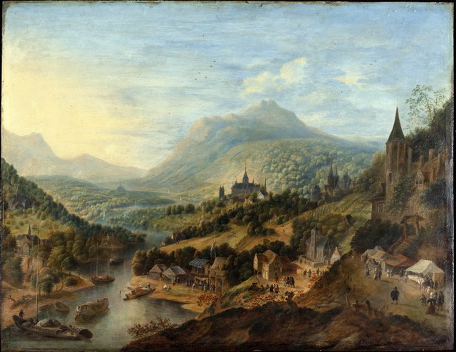 Flodlandskab by Jan Griffier I