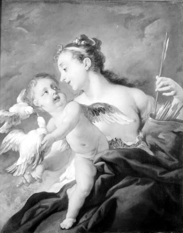 Venus og Amor by Jean-François de Troy