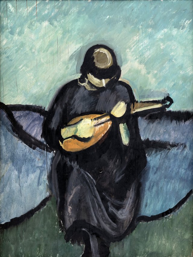 Mandolinspillerske by Harald Giersing