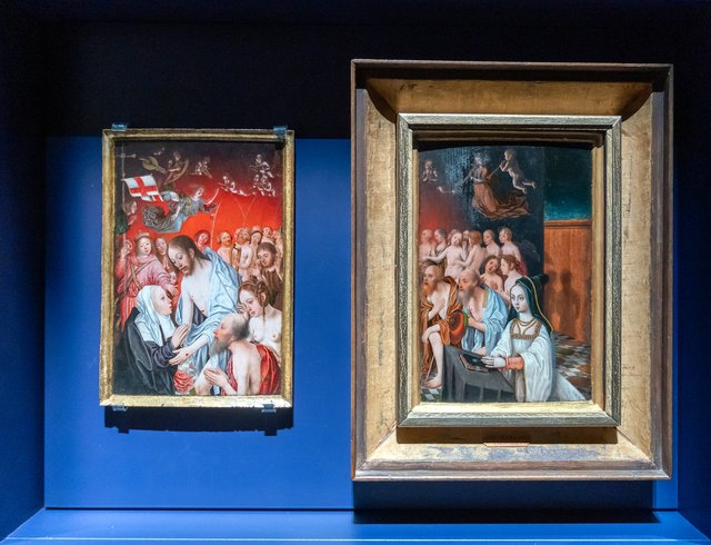 Diptych by Jan Mostaert by Jan Mostaert