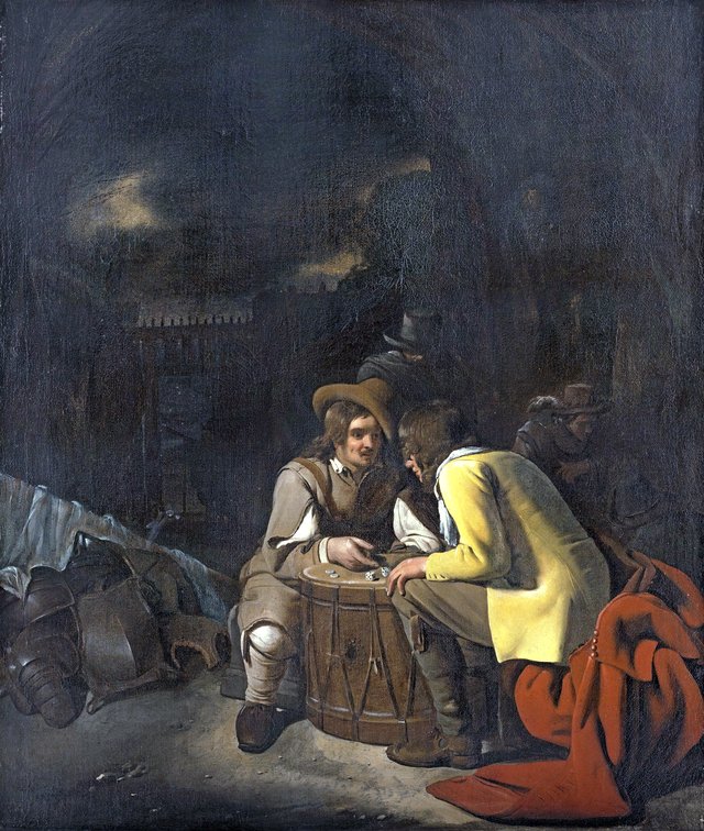 Soldiers Playing Dice by Michiel Sweerts