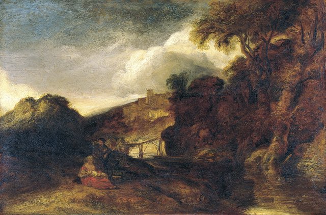 Landscape with the Rest on the Flight into Egypt by Jan Lievens