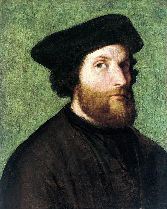 presumed Self-Portrait by Lorenzo Lotto