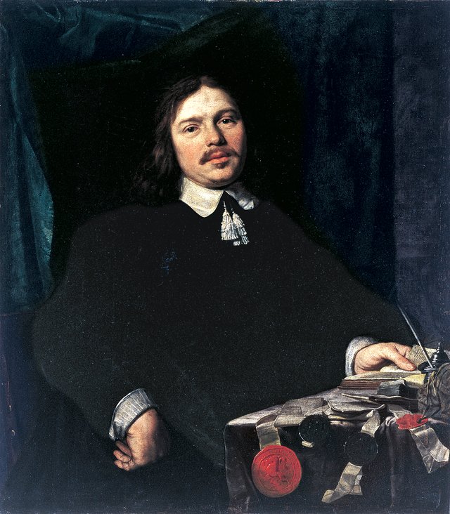 Portrait of a Man with Documents by Bartholomeus van der Helst