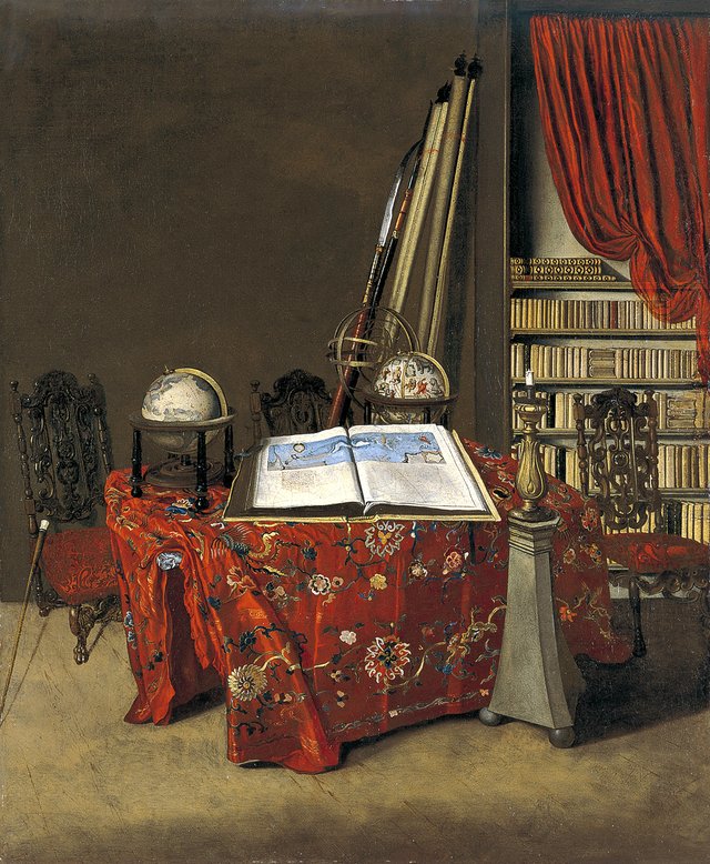 Corner of a Library by Jan van der Heyden