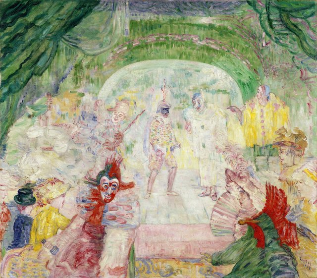 Theatre of Masks (1908) by James Ensor