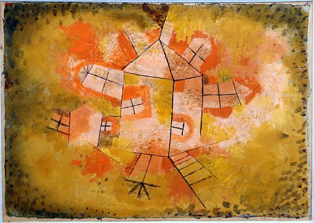 Rotating House by Paul Klee