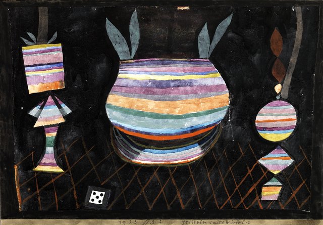 Still Life with Dice by Paul Klee