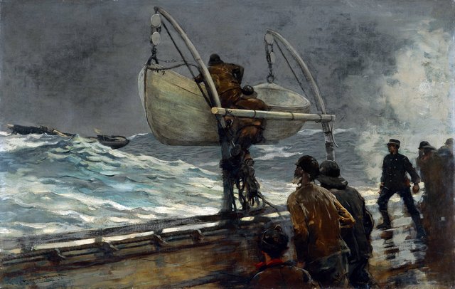 The Signal of Distress by Winslow Homer