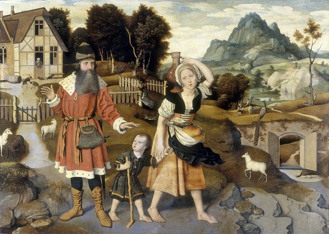 The Banishment of Hagar by Jan Mostaert
