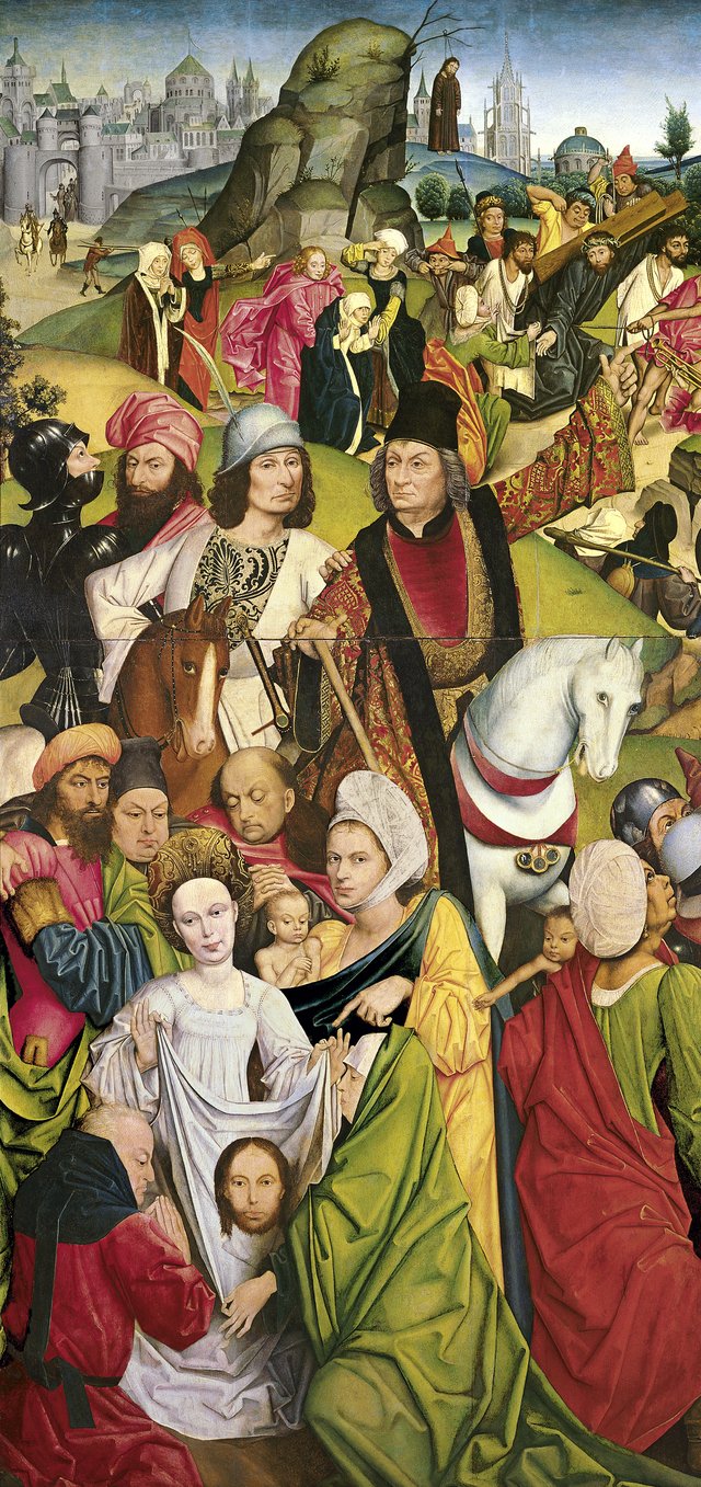 Christ Carrying the Cross and Veronica with the Sudarium by Derick Baegert