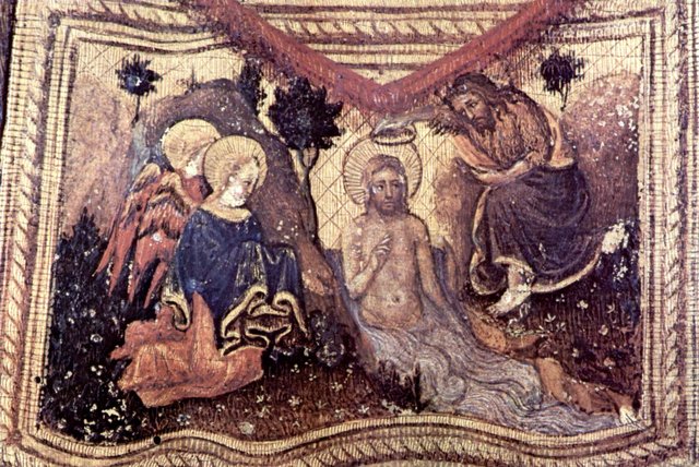 Baptism of Christ by Gentile da Fabriano