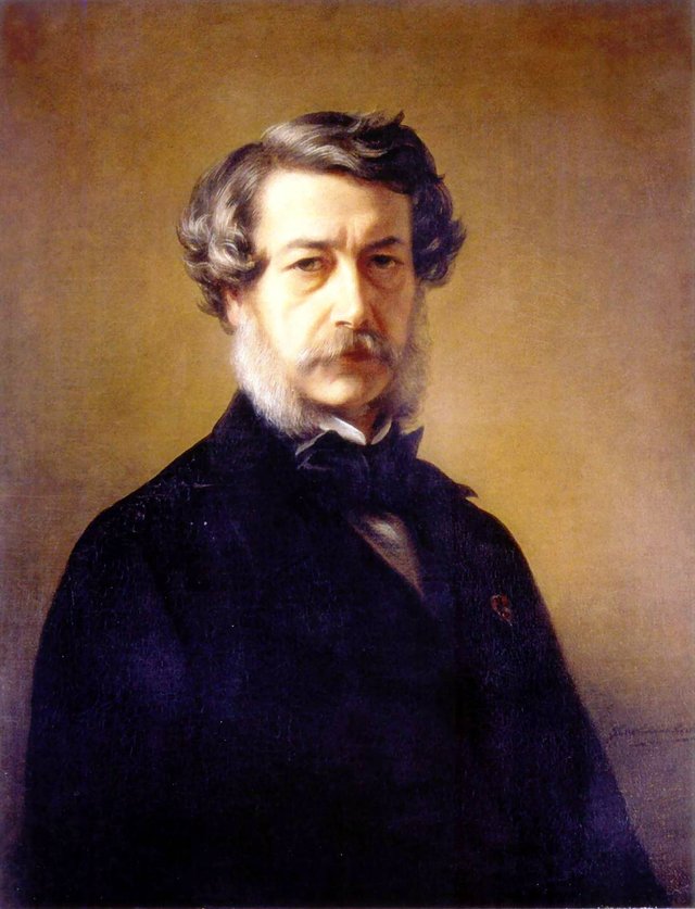 Self-portrait of Franz Xaver Winterhalter by Franz Xaver Winterhalter