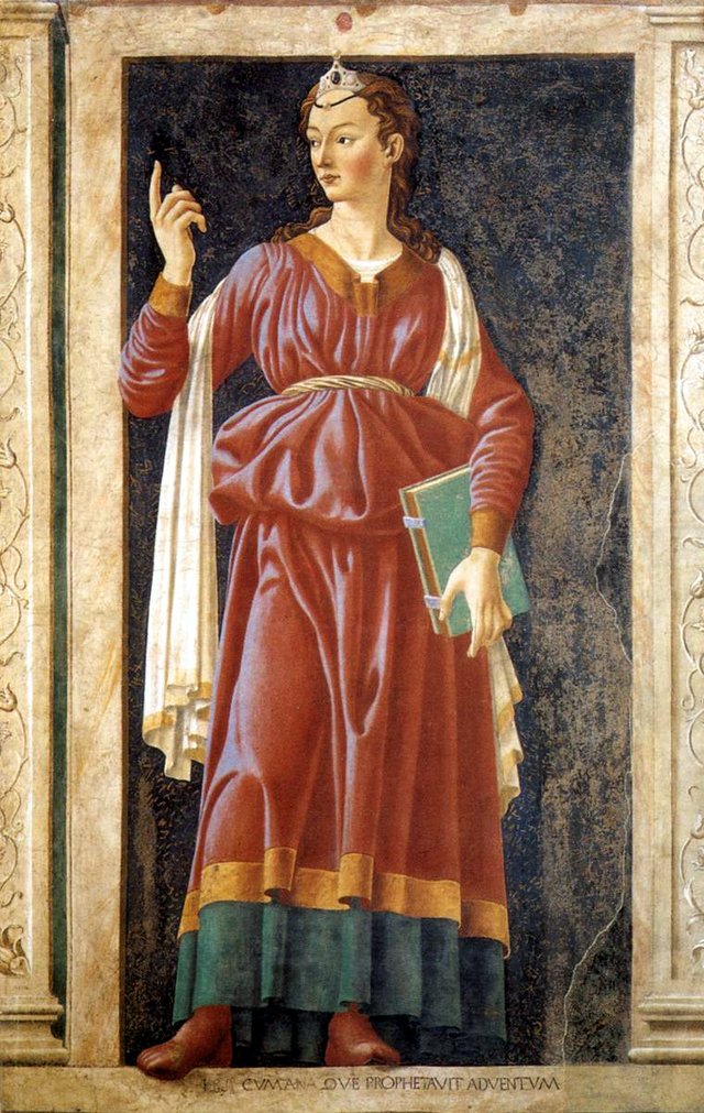 Famous Persons: The Cumean Sibyl by Andrea del Castagno