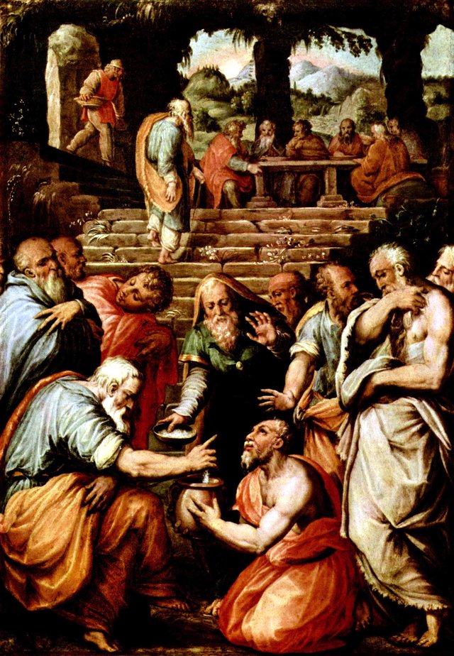 The Prophet Elisha by Giorgio Vasari