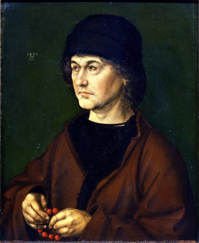 Portrait of the artist's father by Albrecht Dürer
