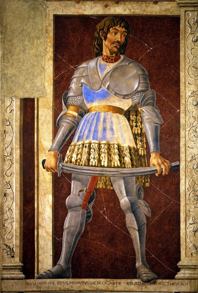 Pippo Spano from the cycle Famous People by Andrea del Castagno