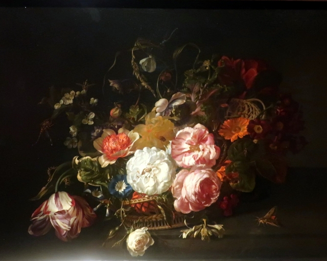 Basket of Flowers by Rachel Ruysch