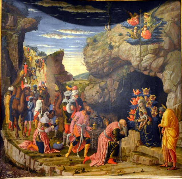 Adoration of the Magi by Andrea Mantegna