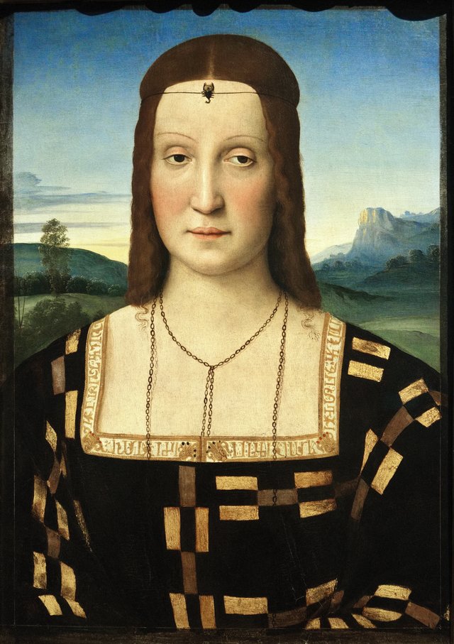 Portrait of Elisabetta Gonzaga by Raphael