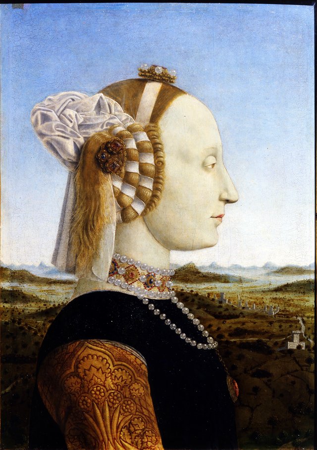 Portrait of Battista Sforza by Piero della Francesca