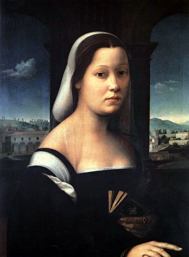 Portrait of a Woman, called "The Nun" by Giuliano Bugiardini