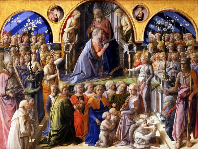 Coronation of the Virgin by Filippo Lippi
