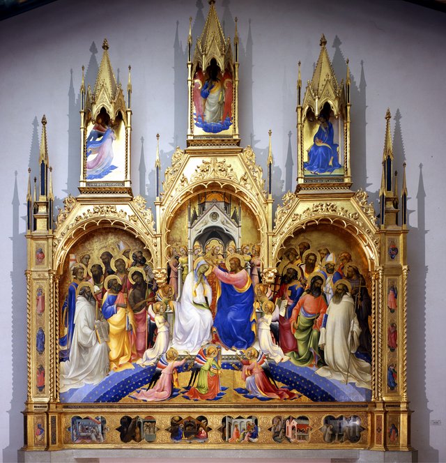 Coronation of the Virgin by Lorenzo Monaco